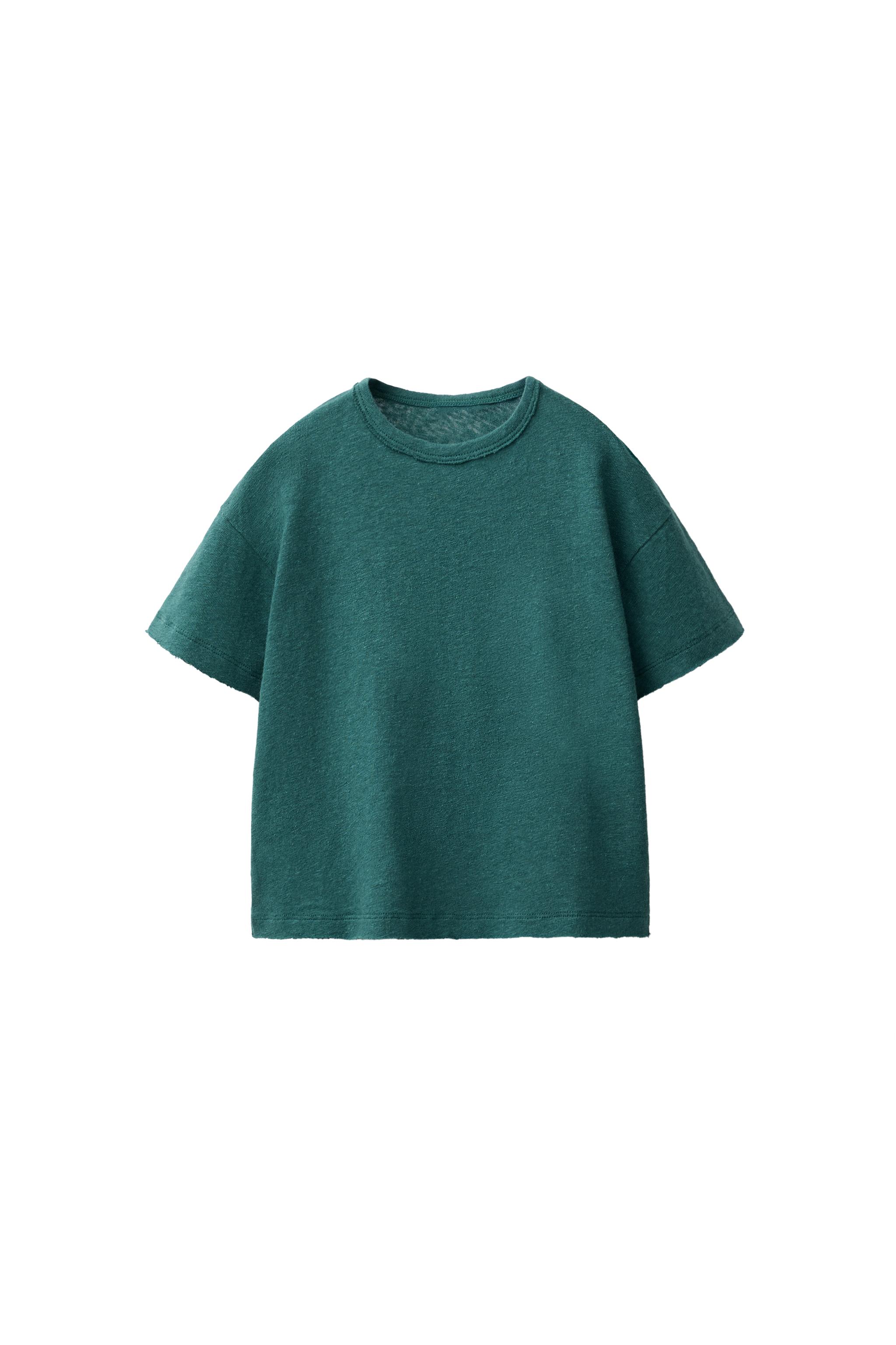T-SHIRT EN COTON ET LIN